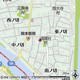 愛知県名古屋市中川区下之一色町周辺の地図