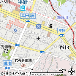 レジデンス永井周辺の地図