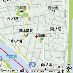 愛知県名古屋市中川区下之一色町周辺の地図