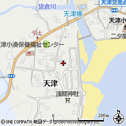 千葉県鴨川市天津138周辺の地図