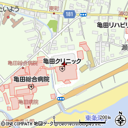 ローソンＳ亀田総合病院店周辺の地図