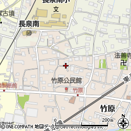静岡県長泉町（駿東郡）竹原周辺の地図