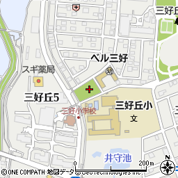 南井山公園周辺の地図