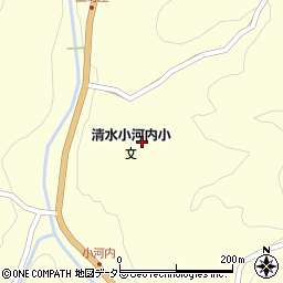 静岡市立清水小河内小学校周辺の地図