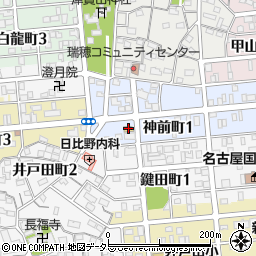 セブンイレブン名古屋神前町１丁目店周辺の地図