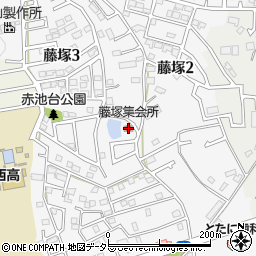 折戸藤塚集会場周辺の地図