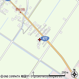 滋賀県近江八幡市野村町319周辺の地図