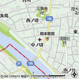 愛知県名古屋市中川区下之一色町中ノ切40周辺の地図