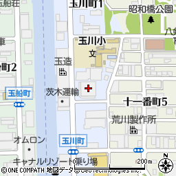 名古屋急送周辺の地図
