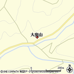 愛知県豊田市御内町（大奥山）周辺の地図