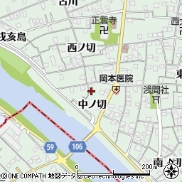 愛知県名古屋市中川区下之一色町中ノ切41周辺の地図