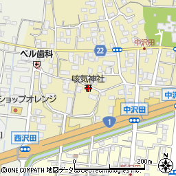 咳気神社周辺の地図
