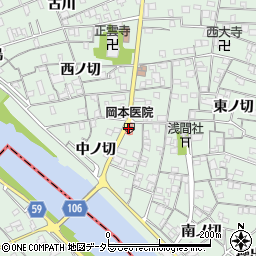 吉祥会岡本医院周辺の地図