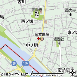 愛知県名古屋市中川区下之一色町中ノ切36周辺の地図
