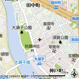 愛知県名古屋市熱田区大瀬子町308周辺の地図