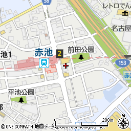 愛知県日進市赤池2丁目608周辺の地図