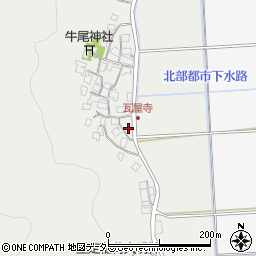 滋賀県東近江市建部瓦屋寺町周辺の地図