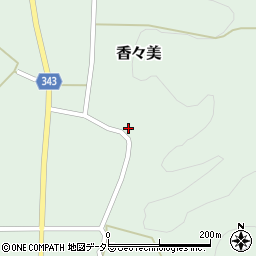 岡山県苫田郡鏡野町香々美501周辺の地図