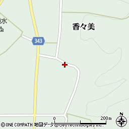 岡山県苫田郡鏡野町香々美720周辺の地図