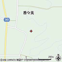 岡山県苫田郡鏡野町香々美619周辺の地図