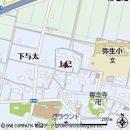 愛知県弥富市鯏浦町上巳周辺の地図
