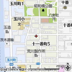 昭和橋急配周辺の地図