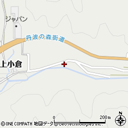 兵庫県丹波市柏原町上小倉372-2周辺の地図