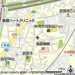 静岡県駿東郡長泉町本宿407周辺の地図