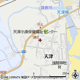 千葉県鴨川市天津164周辺の地図