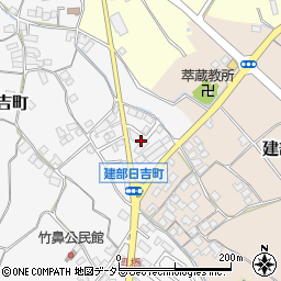 滋賀県東近江市建部日吉町636-1周辺の地図