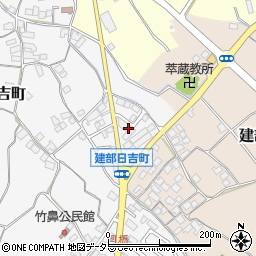 滋賀県東近江市建部日吉町636-1周辺の地図