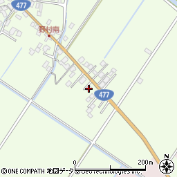 滋賀県近江八幡市野村町316周辺の地図