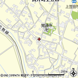 三重県いなべ市員弁町上笠田1903周辺の地図