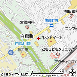 立正佼成会滋賀教会本堂周辺の地図