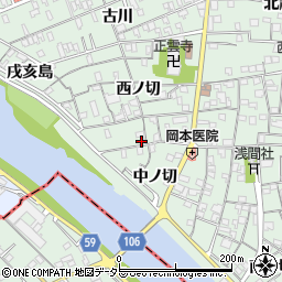 愛知県名古屋市中川区下之一色町中ノ切29周辺の地図