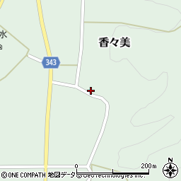 岡山県苫田郡鏡野町香々美500周辺の地図