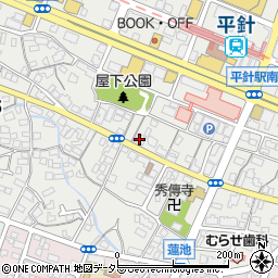 村瀬新聞店周辺の地図