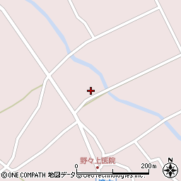 岡山県奈義町（勝田郡）滝本周辺の地図