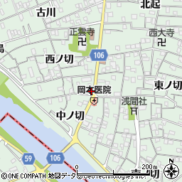 愛知県名古屋市中川区下之一色町中ノ切5周辺の地図