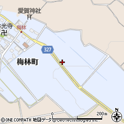 滋賀県東近江市梅林町520周辺の地図