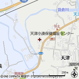 千葉県鴨川市天津154周辺の地図