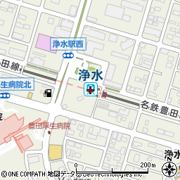 浄水駅 愛知県豊田市 駅 路線図から地図を検索 マピオン