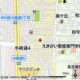 愛知県名古屋市中川区昭明町周辺の地図