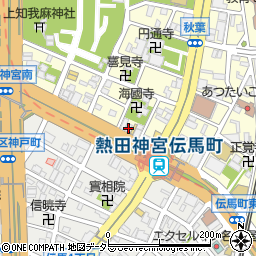 鍵の出張救急車名古屋市熱田区神宮営業所２４時間受付センター周辺の地図