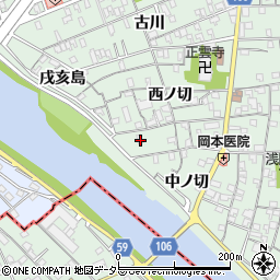 愛知県名古屋市中川区下之一色町中ノ切20周辺の地図
