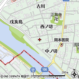 愛知県名古屋市中川区下之一色町中ノ切25周辺の地図