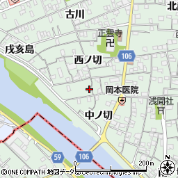 愛知県名古屋市中川区下之一色町中ノ切30周辺の地図