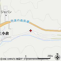 兵庫県丹波市柏原町上小倉373-2周辺の地図