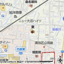 長泉町役場　東幼稚園周辺の地図
