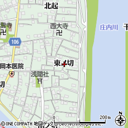 愛知県名古屋市中川区下之一色町東ノ切周辺の地図